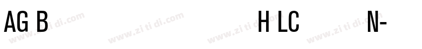 AG Bauhaus_H LCnd N字体转换
